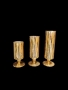 3'lü Silindir Gold Mumluk