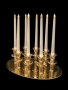 Bystar Plex Gold Elips 8 Mini Şamdan