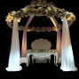 Gazebo + Çiçek + Tül + Peyker Nikah Masası