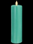 Kumandalı Açık Yeşil Baton Led Mum 20 cm