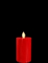 Kumandalı Kırmızı Baton Led Mum 10 cm