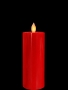 Kumandalı Kırmızı Baton Led Mum 15 cm