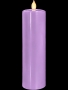Kumandalı Lila Baton Led Mum 20 cm