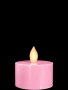 Kumandalı Pembe Baton Led Mum 4 cm