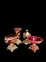 Osmanlı Vazo Set Kırmızı Renk