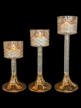 3'lü Sky Plex Martini Gold Renk