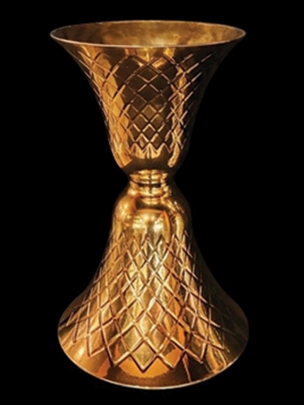 Bystar Zümrüt Plex Vazo VZ1 Gold