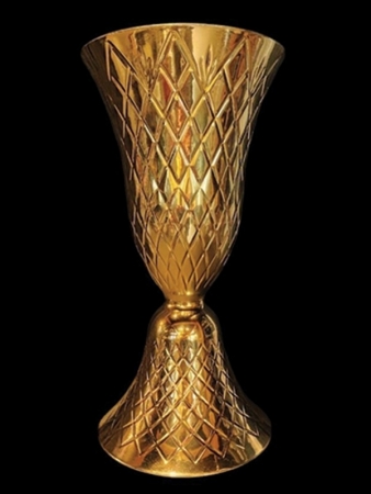 Bystar Zümrüt Plex Vazo VZ3 Gold